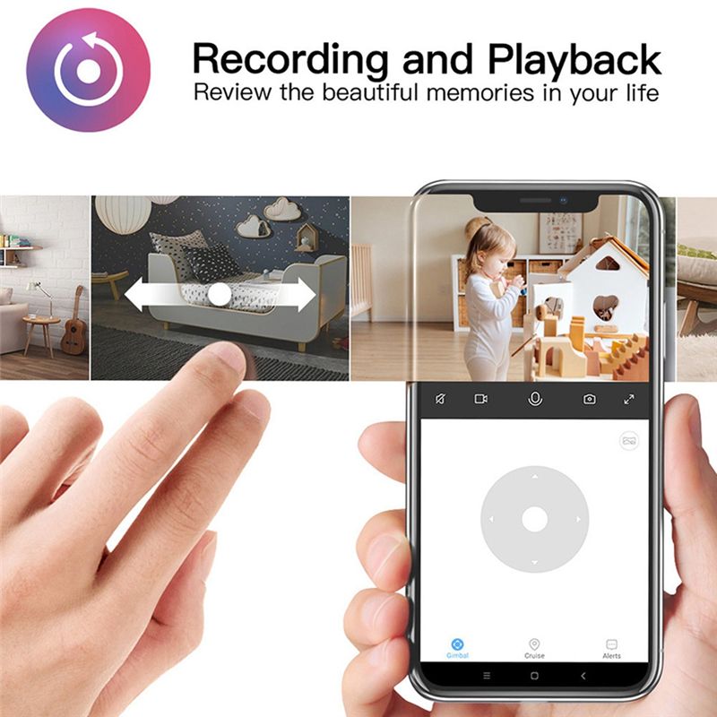 Home Security Indoor Cameras - Essential Indoor Wifi Tuya Camera, Baby
