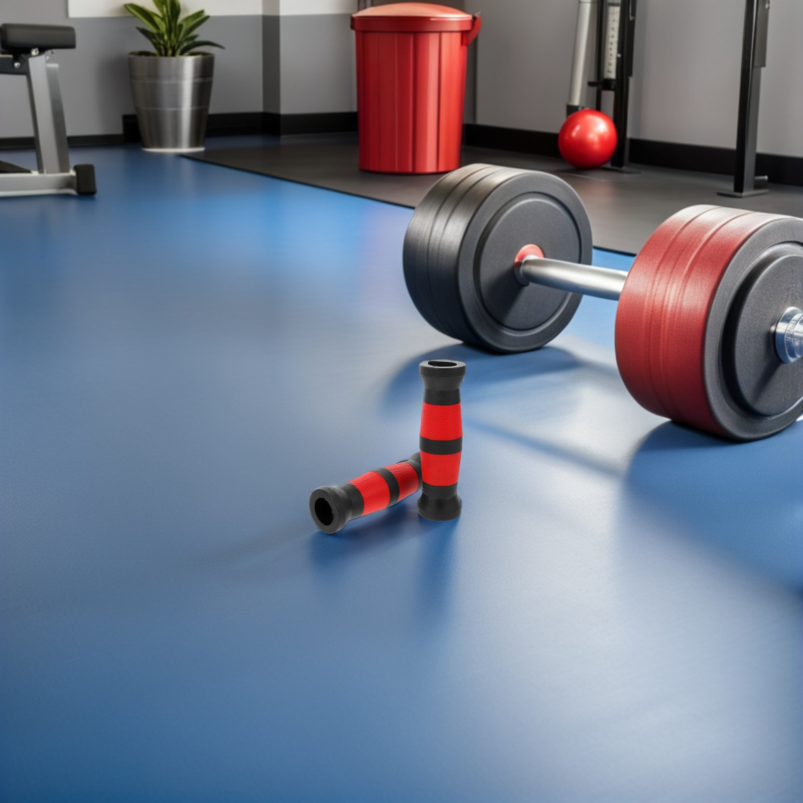Home Security Training - 2Pcs Dumbbell Handle Grips Secure Nonslip