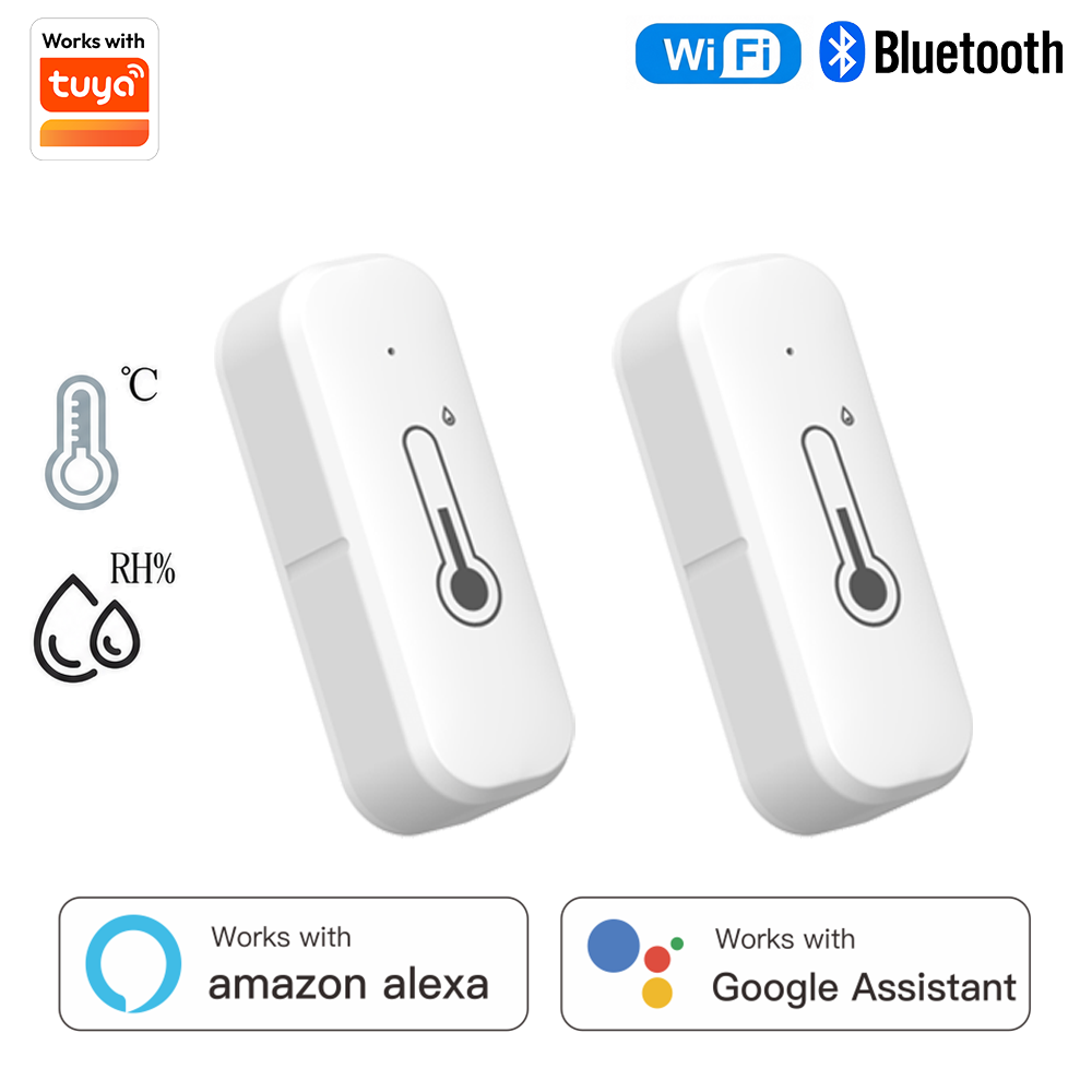 Home Security Alexa - Tuya Temperature And Humidity Sensor Wi-Fi