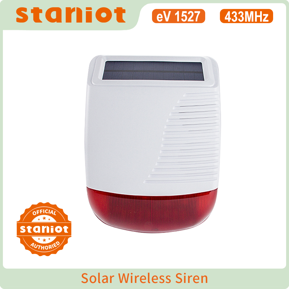 Staniot Wireless Outdoor Solar - Home Security Siren review and price