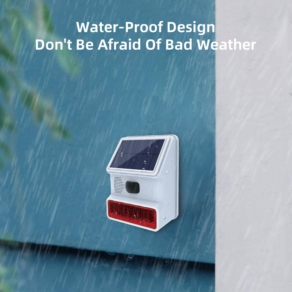 Wireless Outdoor Solar Waterpr - Home Security Siren review and price