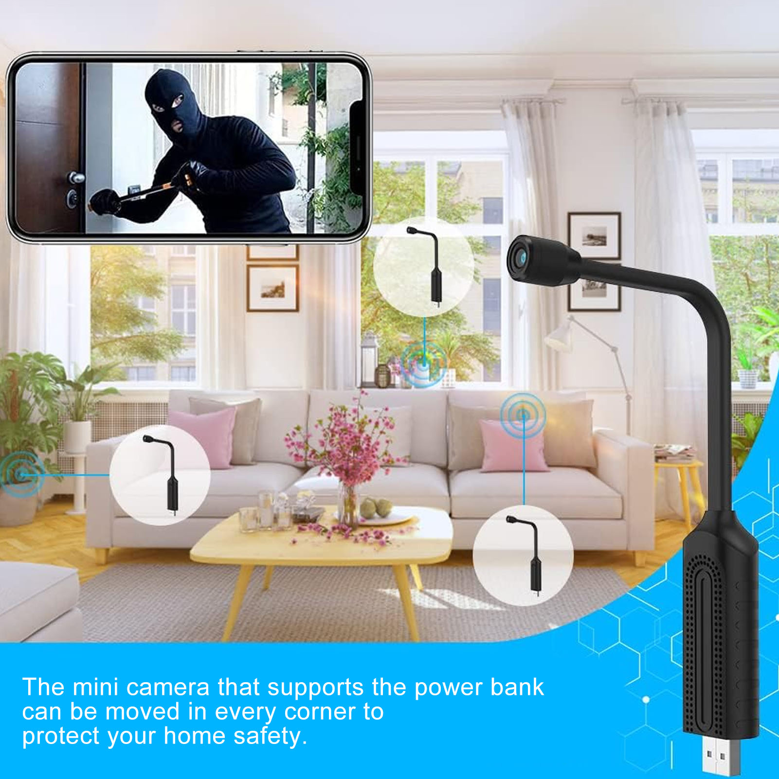 USB Mini WiFi Wireless Camera  - Home Security Monitoring Service review and price