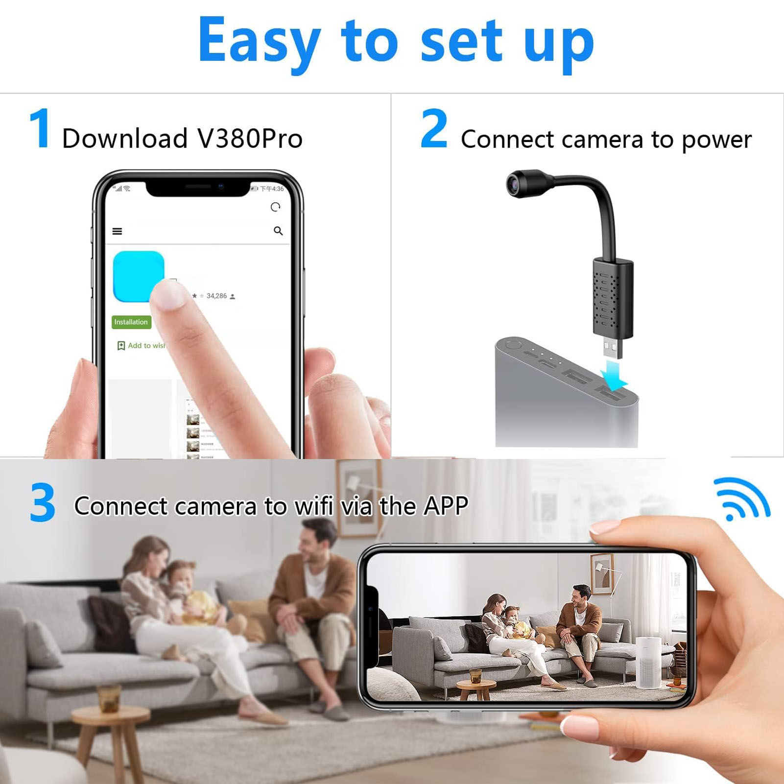 USB Mini WiFi Wireless Camera  - Home Security Monitoring Service review and price