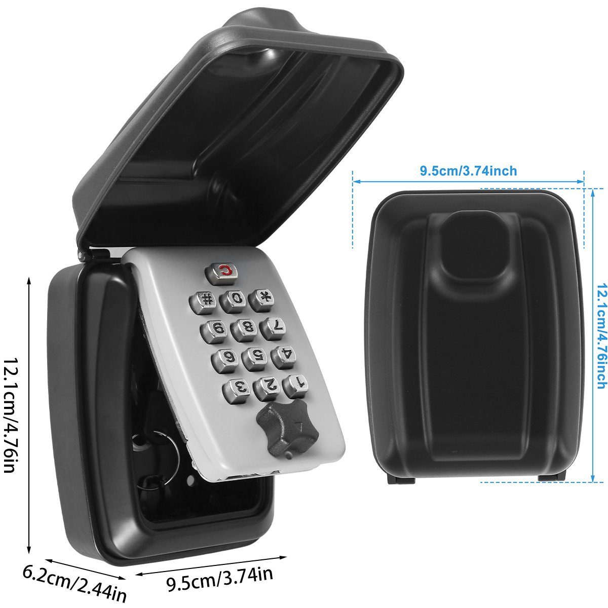 Key Lock Box Wall-Mount Secret - Home Security Essential review and price