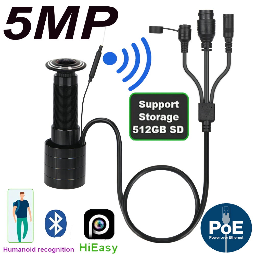 5MP Door Eye IP POE Camera Min - Home Security Indoor Cameras review and price