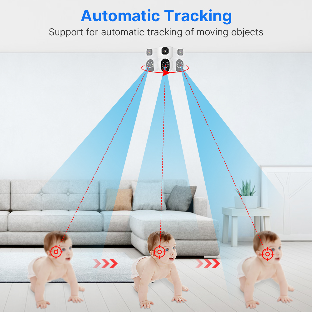 Hiseeu 2K 4MP PTZ IP Camera WI - Home Security Monitoring Service review and price