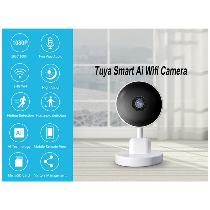 Essential Indoor Wifi Tuya Cam - Home Security Indoor Cameras review and price