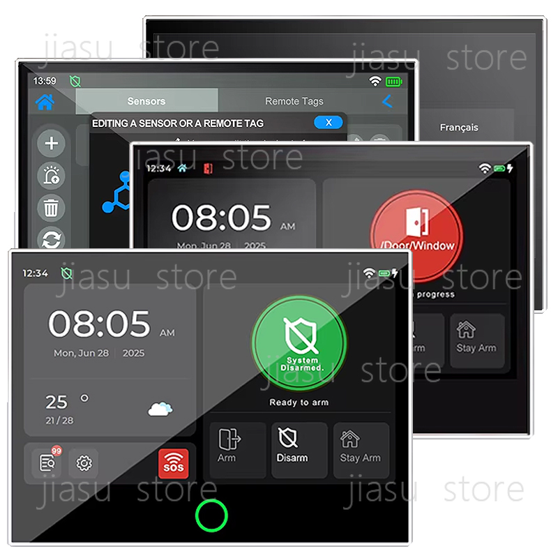 7 Inch Wired Smart Security Al - Home Security Using Gsm review and price