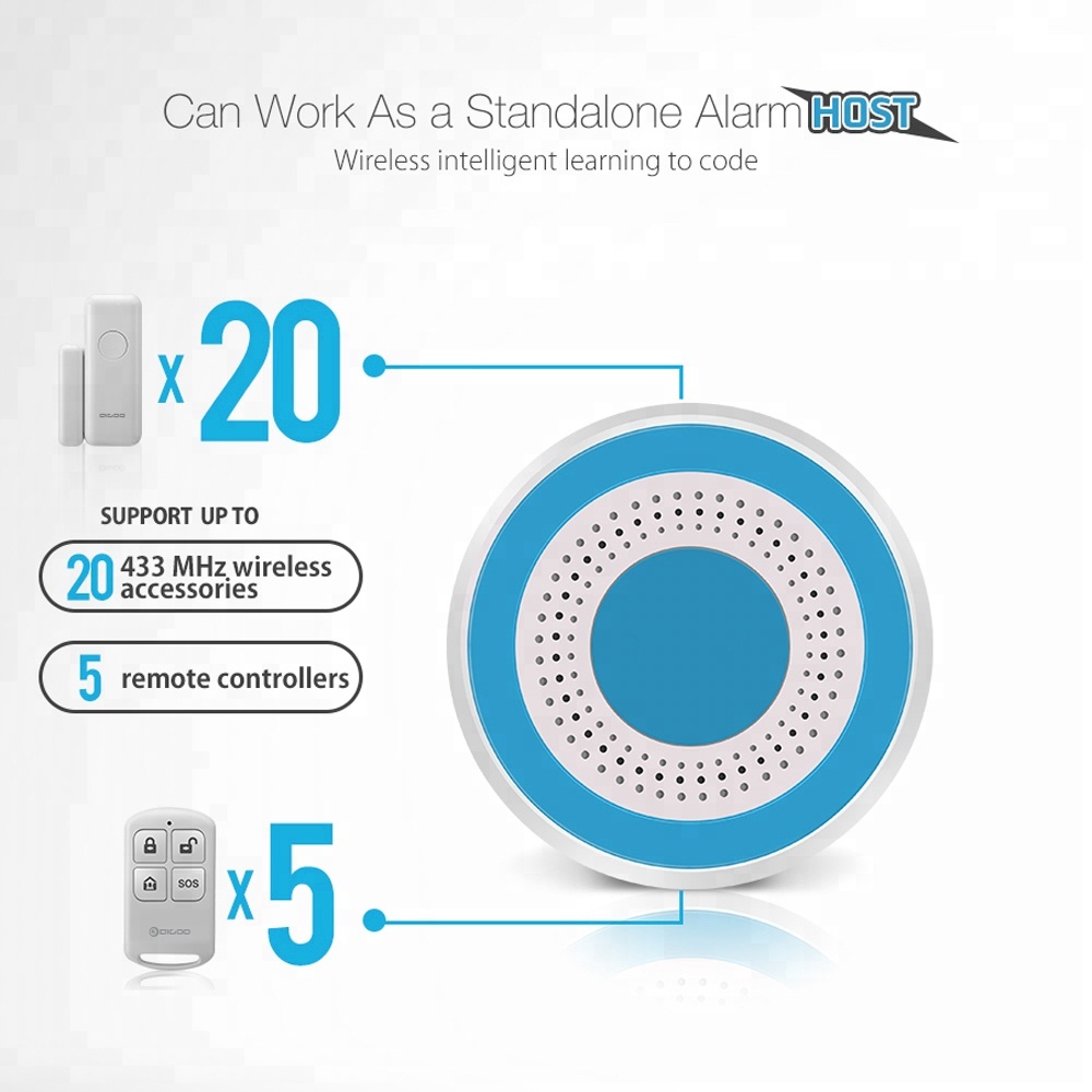 PGST 433Mhz Indoor Wireless Si - Home Security Siren review and price