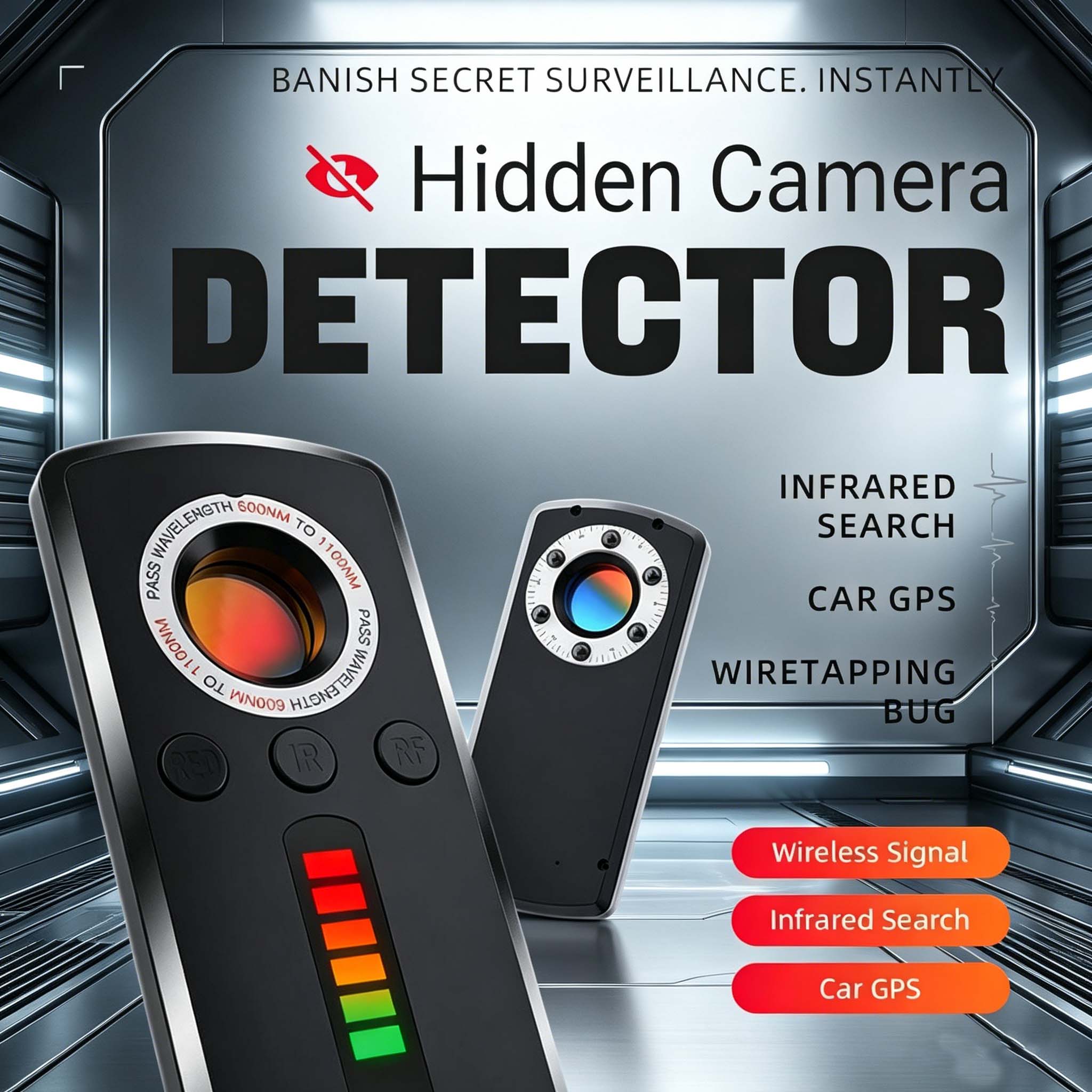 Hidden Camera Detector Anti Sp - Home Security Hidden Cameras review and price