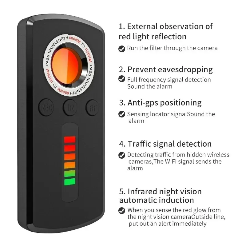 Hidden Camera Detector Anti Sp - Home Security Hidden Cameras review and price