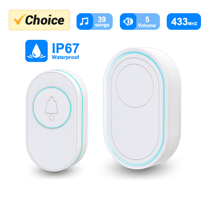 Wireless Doorbell IP67 Waterpr - Home Security Bell review and price