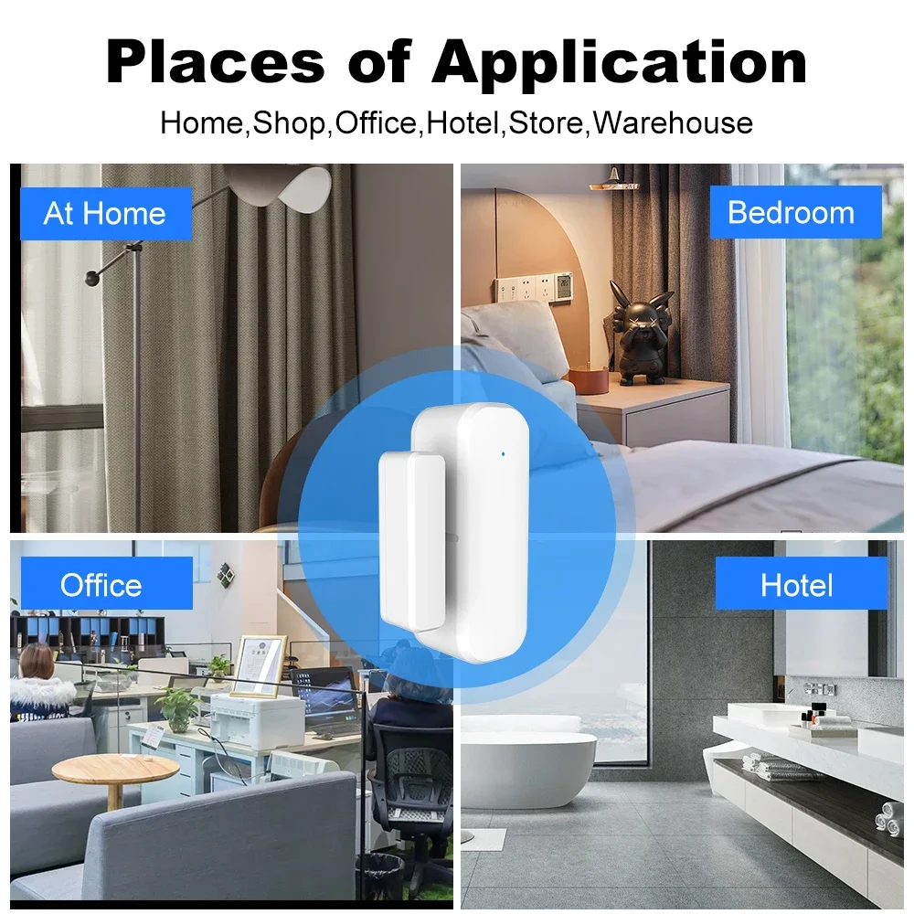 ZigBee Wireless Door Window Se - Home Security Alexa review and price