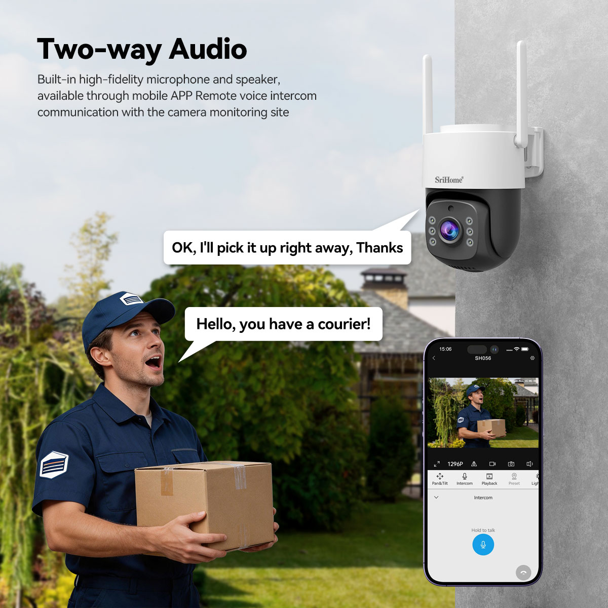 Srihome NVS012-IPC056 5MP IP C - Home Security Kit With Camera review and price