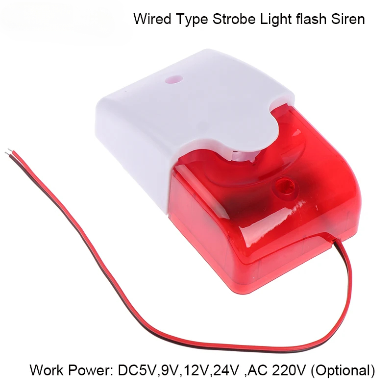 120dB Strobe Siren Alarm | 5V- - Home Security Siren review and price