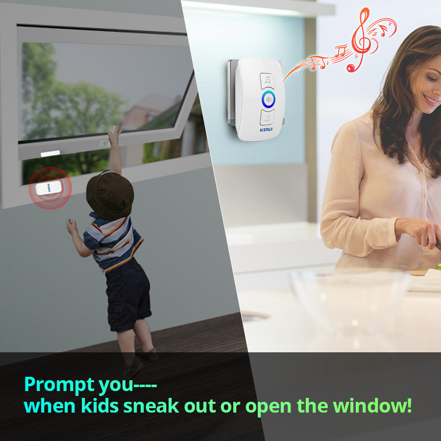 KERUI Wireless Doorbell Home S - Home Security Bell review and price