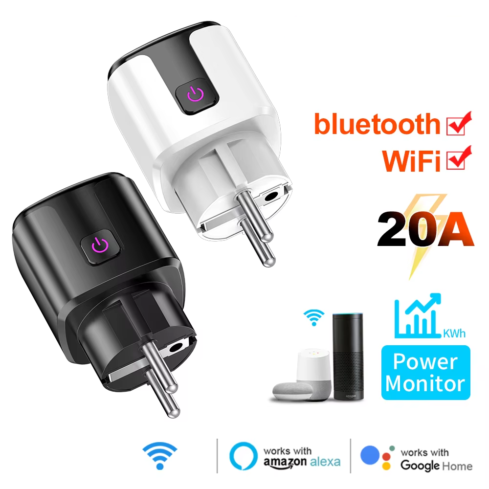 Smart 20A EU Plug WiFi+Bluetoo - Home Security Alexa review and price