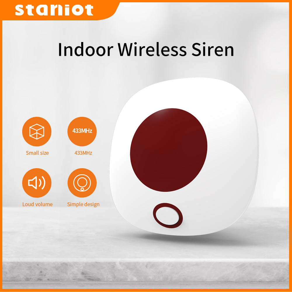 Staniot Indoor Wireless Siren  - Home Security Siren review and price