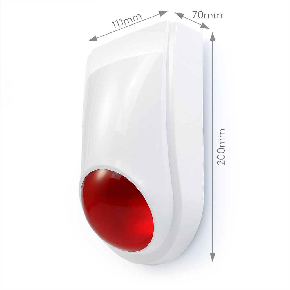 Wireless Flash Siren E6 Outdoo - Home Security Siren review and price