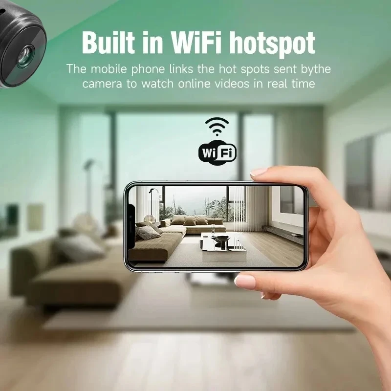 A9 Mini Camera WiFi Wireless M - Home Security Monitoring Service review and price