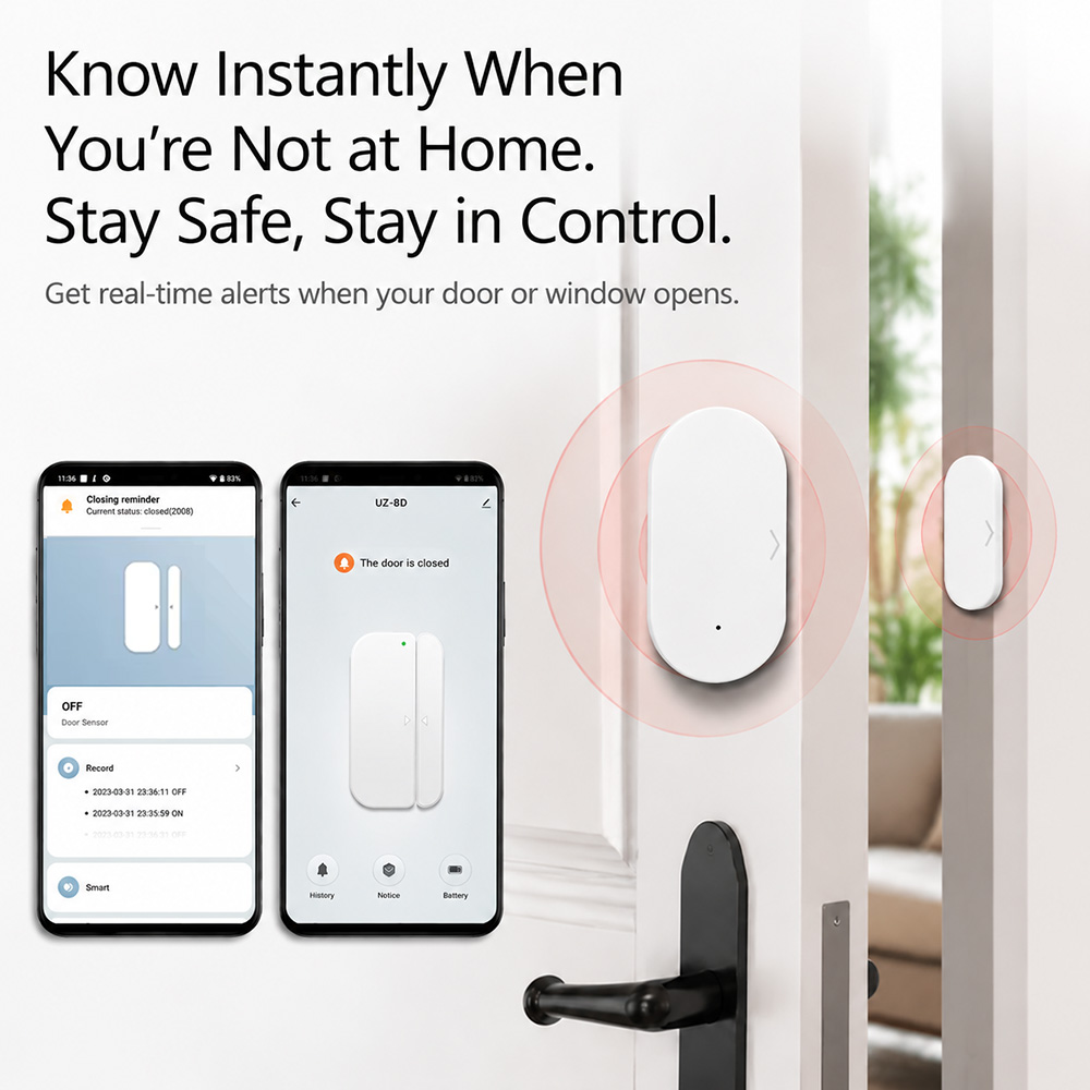 Zigbee 3.0 Door Window Sensor  - Home Security Alexa review and price