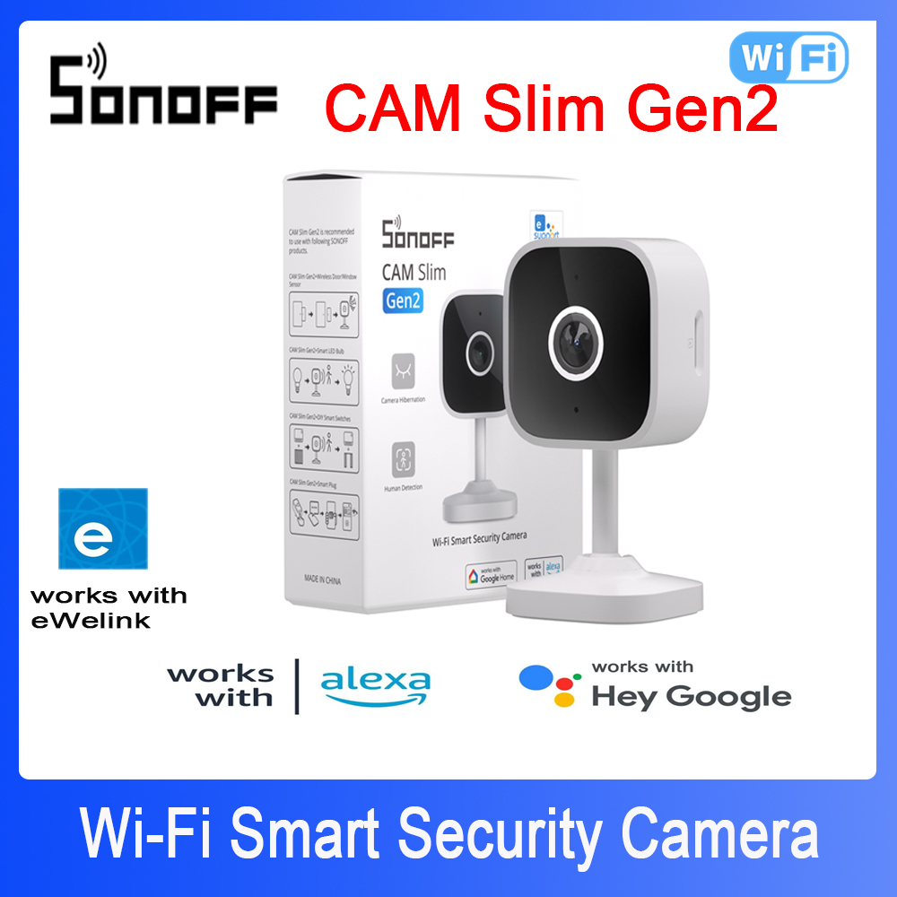 SONOFF CAM Slim Gen2 WiFi Smar - Home Security Indoor Cameras review and price