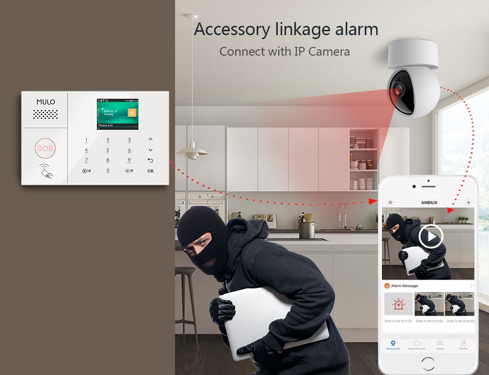 Best SalesTUYA Wireless Alarm  - Home Security Using Gsm review and price