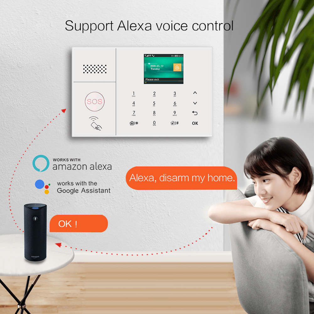 Best SalesTUYA Wireless Alarm  - Home Security Using Gsm review and price