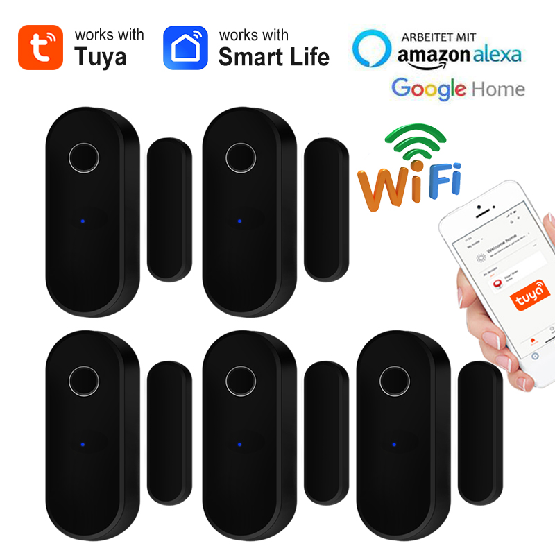 Tuya WiFi Door Open Close Dete - Home Security Alexa review and price