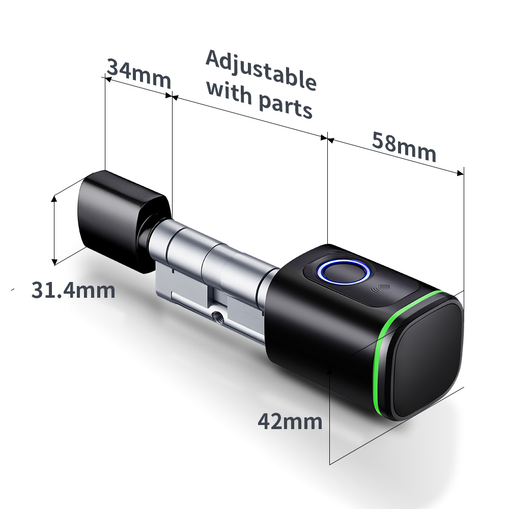 Smart Cylinder Lock Tuya 60-90 - Home Security Essential review and price