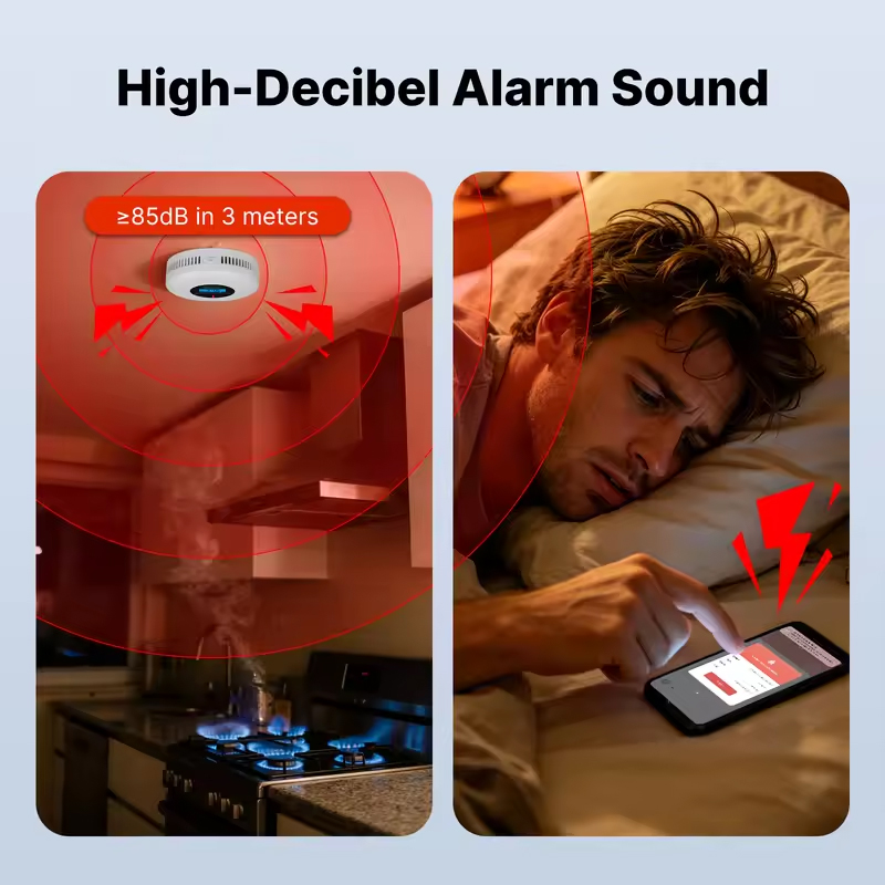 MOES Tuya ZigBee Smoke and Car - Home Security Siren review and price